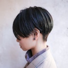 ハンサムマッシュ 丸い刈り上げ マニッシュ 大人可愛い