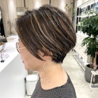 大人くびれショート/ツーブロック/白髪ぼかし/武蔵小杉/自由が丘