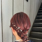 【sae】結婚式参列☆ミディアムあみ下ろし