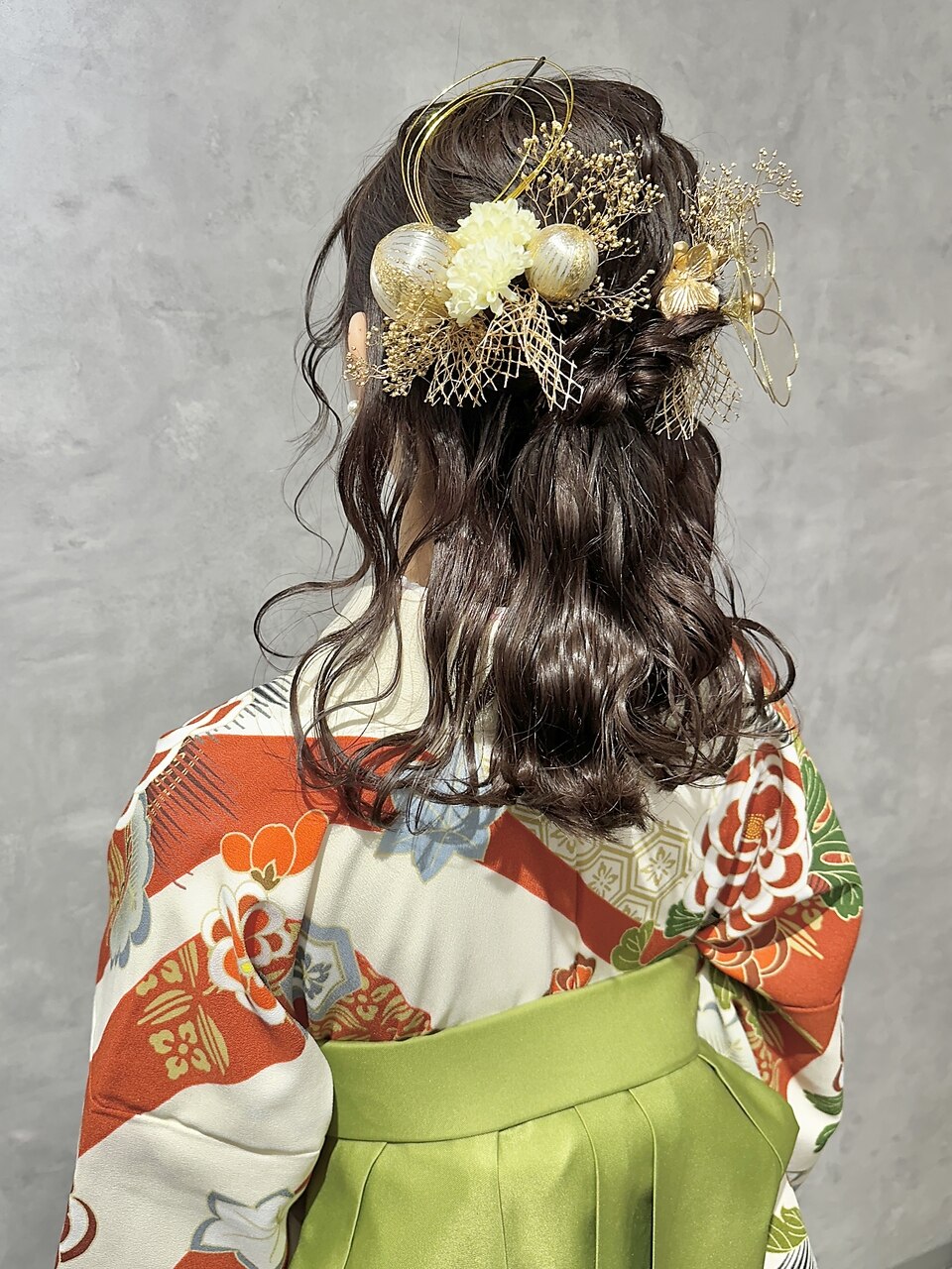 卒業式スタイル★ハーフアップアレンジ