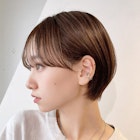 オリーブカラー透明感カラー前髪イメチェンこなれミディ_29900