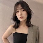 顔まわりレイヤー大人ミディアム