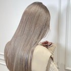 ハイトーンベージュ/表参道ケアブリーチ/ロングヘア/グレージュ