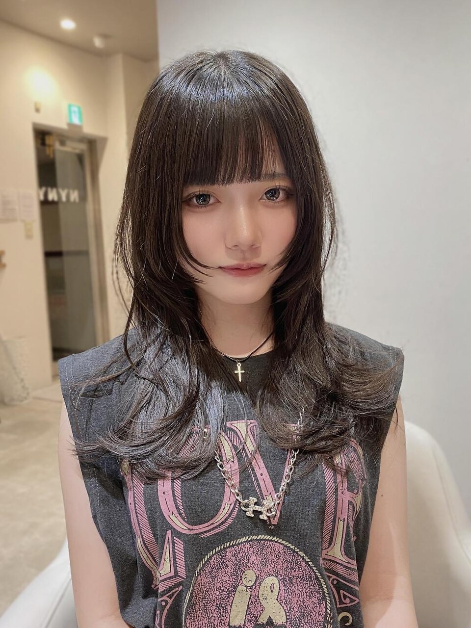 ウルフカット　ロングウルフ　レイヤーウルフ
