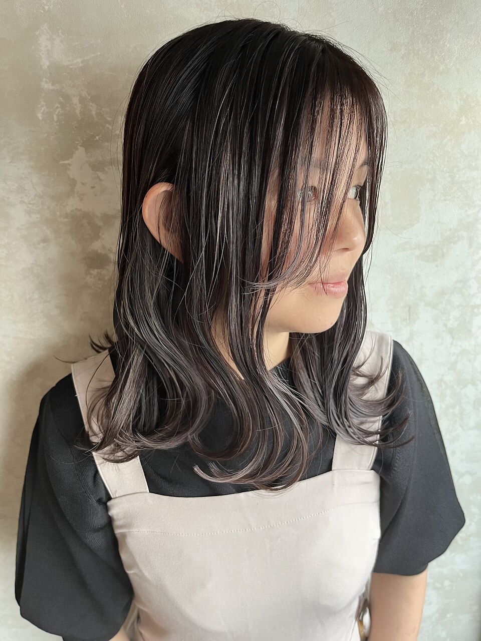 ハイライト×バイオレットグレージュ