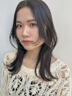 ブリーチなし簡単スタイリングミディアム小顔ヘア