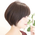 【 I. 】30代からの襟足すっきり前下がりショートボブ 川口