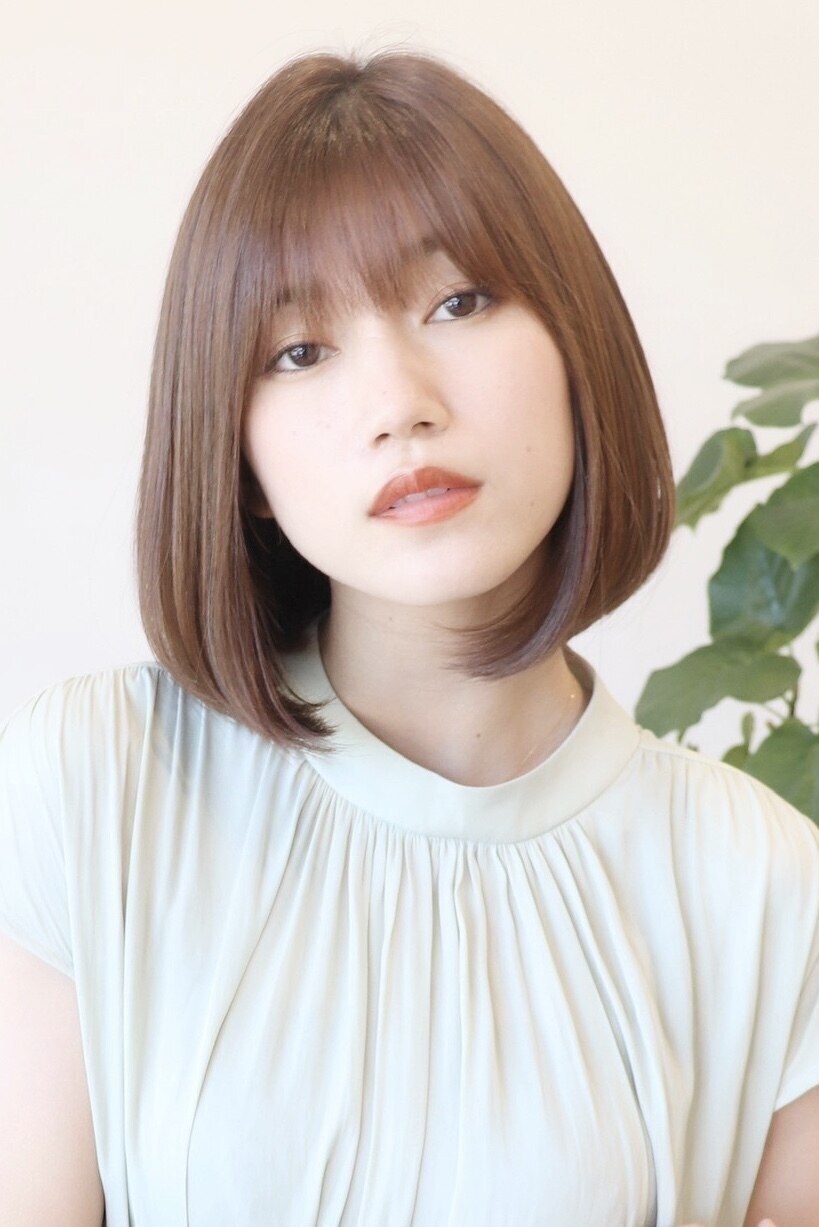 【 Ｉ. 】30代からのナチュラル前下がりショートボブ　川口