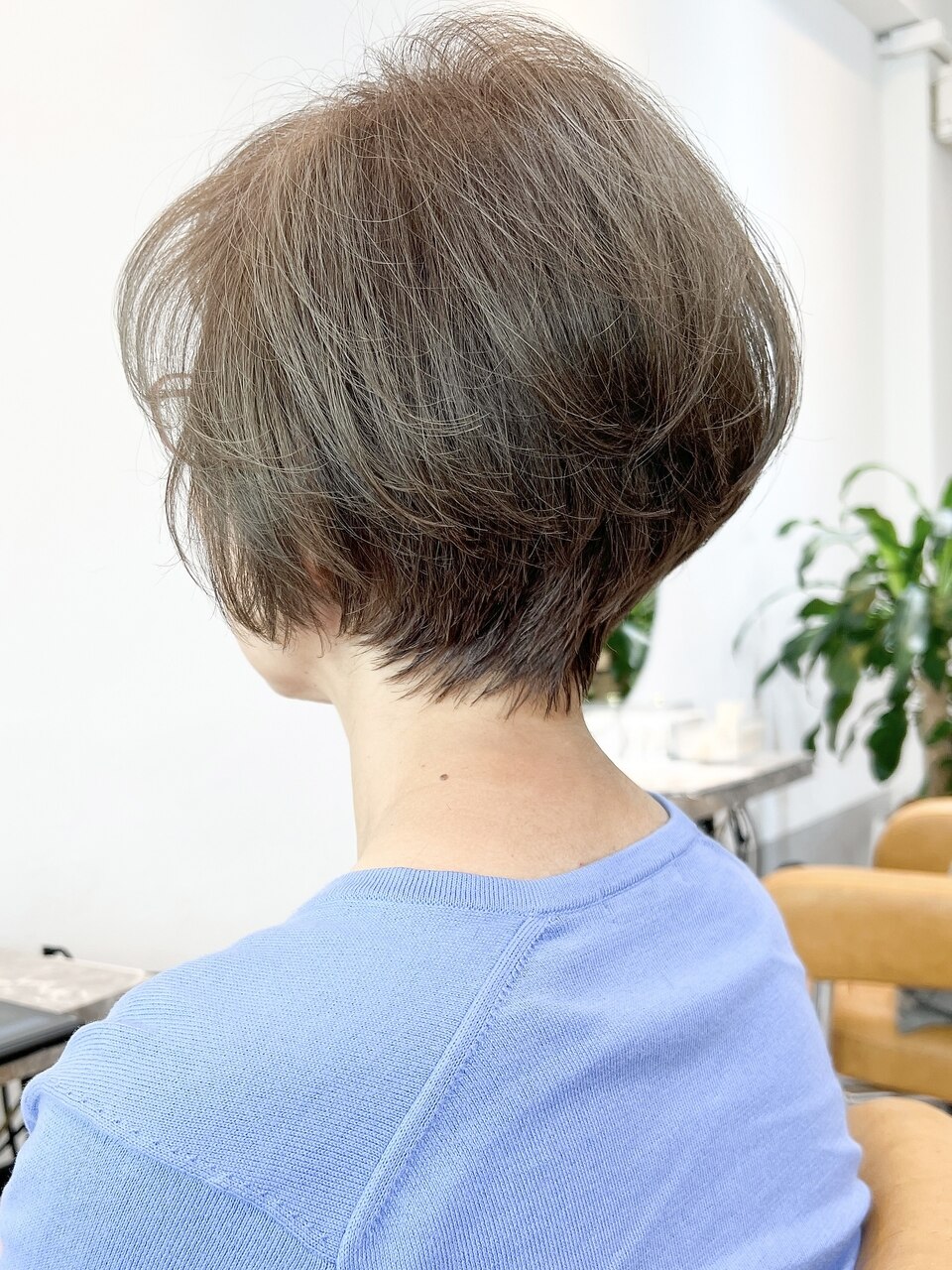 大人可愛い美シルエットショートボブウルフカット★40代50代60代