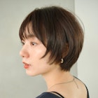 黒髪マッシュショート◎大人ショート、アッシュカラー*