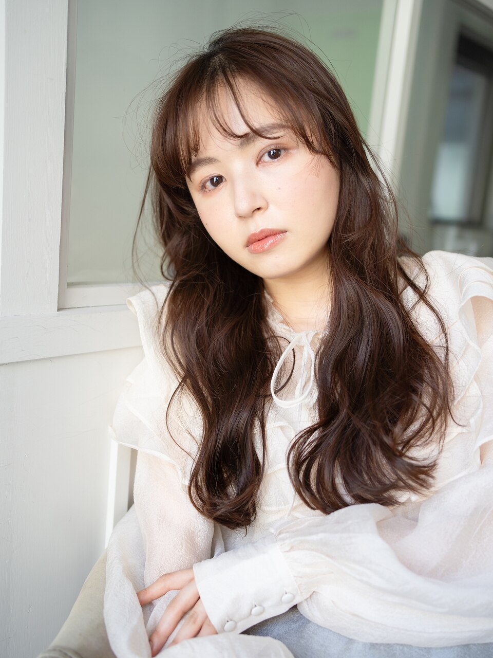 ふんわり甘い愛されロングパーマ・・・HINATA