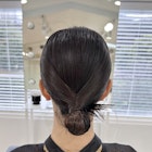 結婚式ヘアセット タイトシニヨンアレンジ