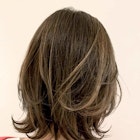 髪質改善 ミディアム ウルフ ハイライト