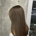 オリーブベージュ/オリーブグレージュ/ロングヘア/10代20代30代