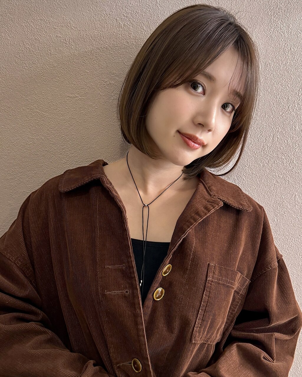 ワンカールで可愛い幼くならない大人ボブ