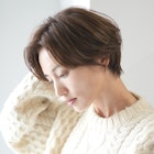 黒髪/ボブルフ/ネビージュ/小顔/ワンレン/30代/40代/50代