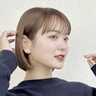 耳掛けミニボブストンボブ◎ストレートボブワイドバング
