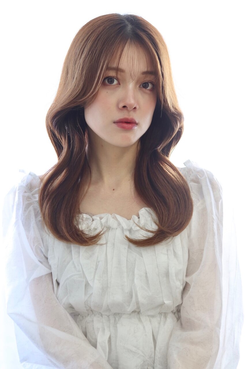 20代/30代/40代☆ 韓国風くびれヘア♪顔周りレイヤー♪