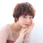 20代30代40代 大人可愛いマッシュショートくせ毛風パーマ