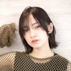 外ハネウェットボブ(ANNDER)艶髪/髪質改善/切りっぱなし/