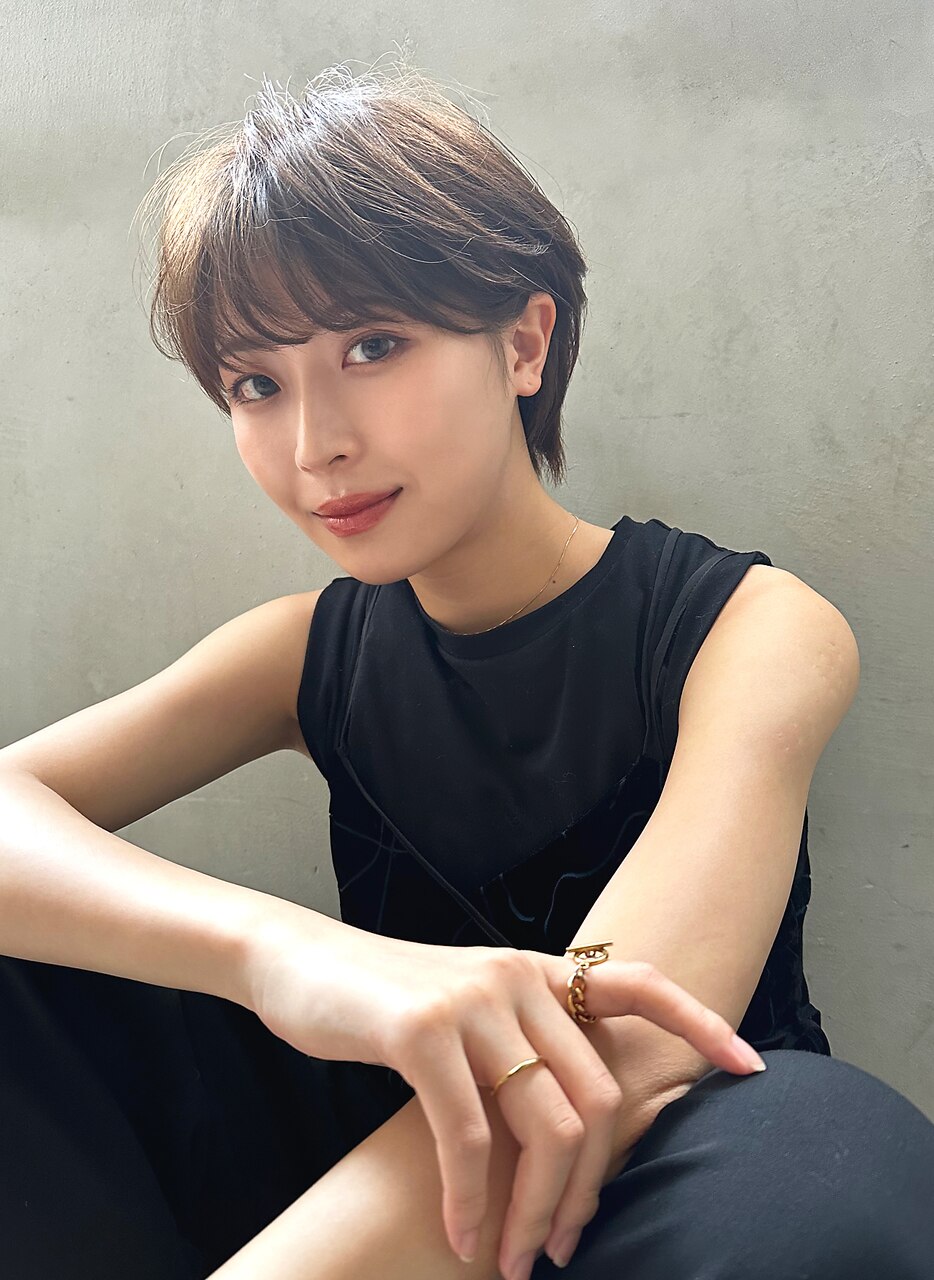 【marfe】ショートボブ＿マッシュショート＿マッシュウルフ