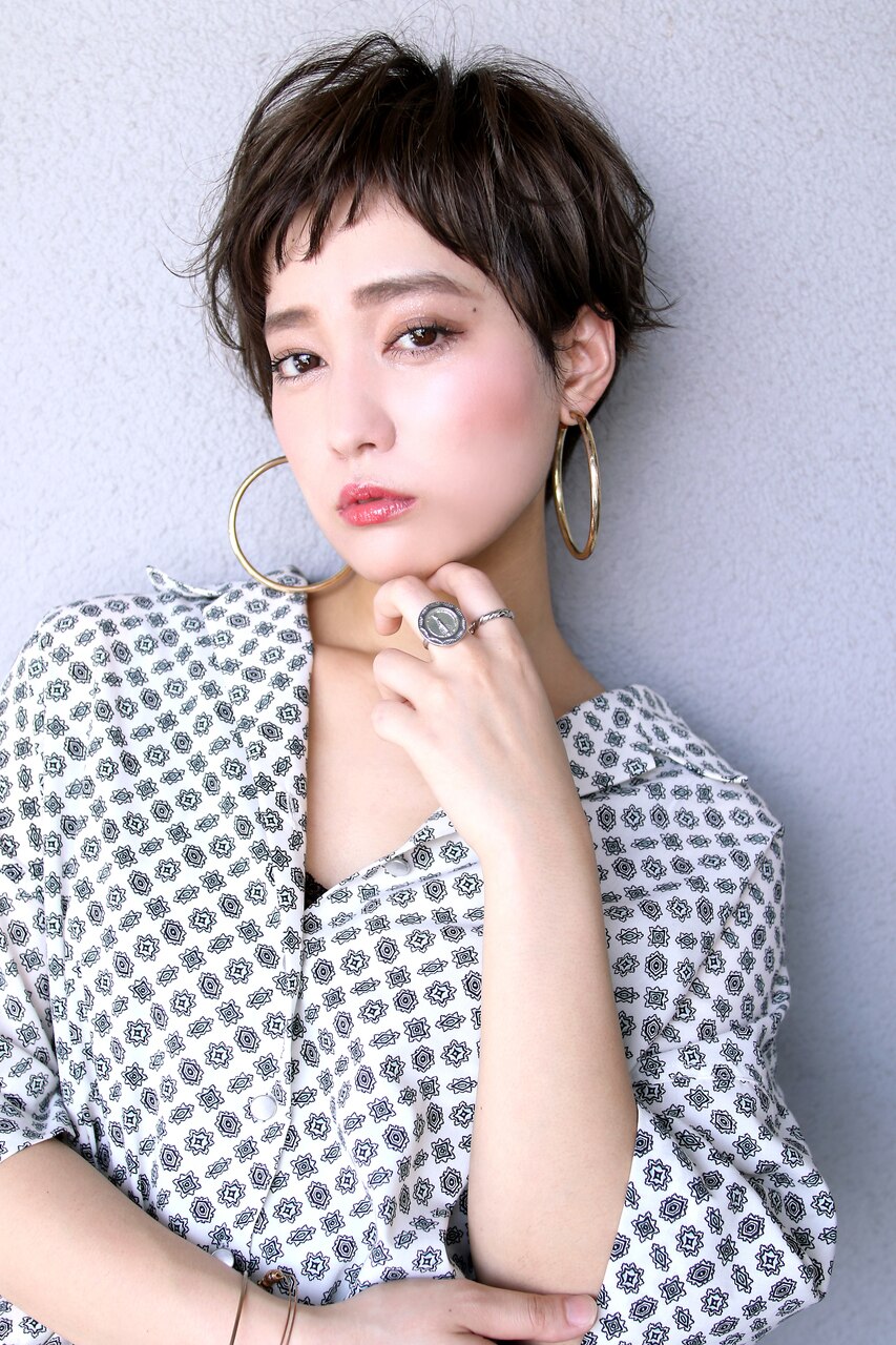 【marfe】ベリーショート＿ショートウルフ＿ニュアンスパーマ