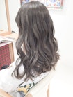 グレイアッシュカーキグレージュ☆冬カラー　カーキアッシュ