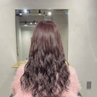 コテ巻き風デジタルパーマ♪