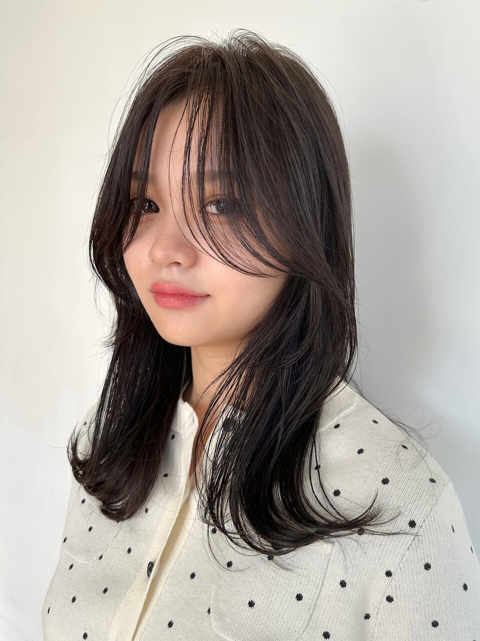 うざバング/フェイスレイヤー/暗めグレージュ/NS-64