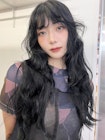 黒髪小顔透明感カラーネビージュ_F0358