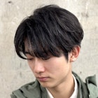 韓国マッシュ センターパート ニュアンスパーマ