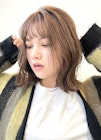 大人可愛いひし形ハンサムショートボブ前下がり 