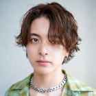 ニュアンスパーマ波打ちパーマ刈り上げセンターパート_F50305