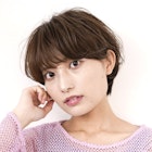 前下がりショート・ボブ/絶壁解消/前髪あり/30代/40代/50代