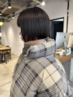 【 sayaca 】縮毛矯正 髪質改善 ボブ パーマ落とし
