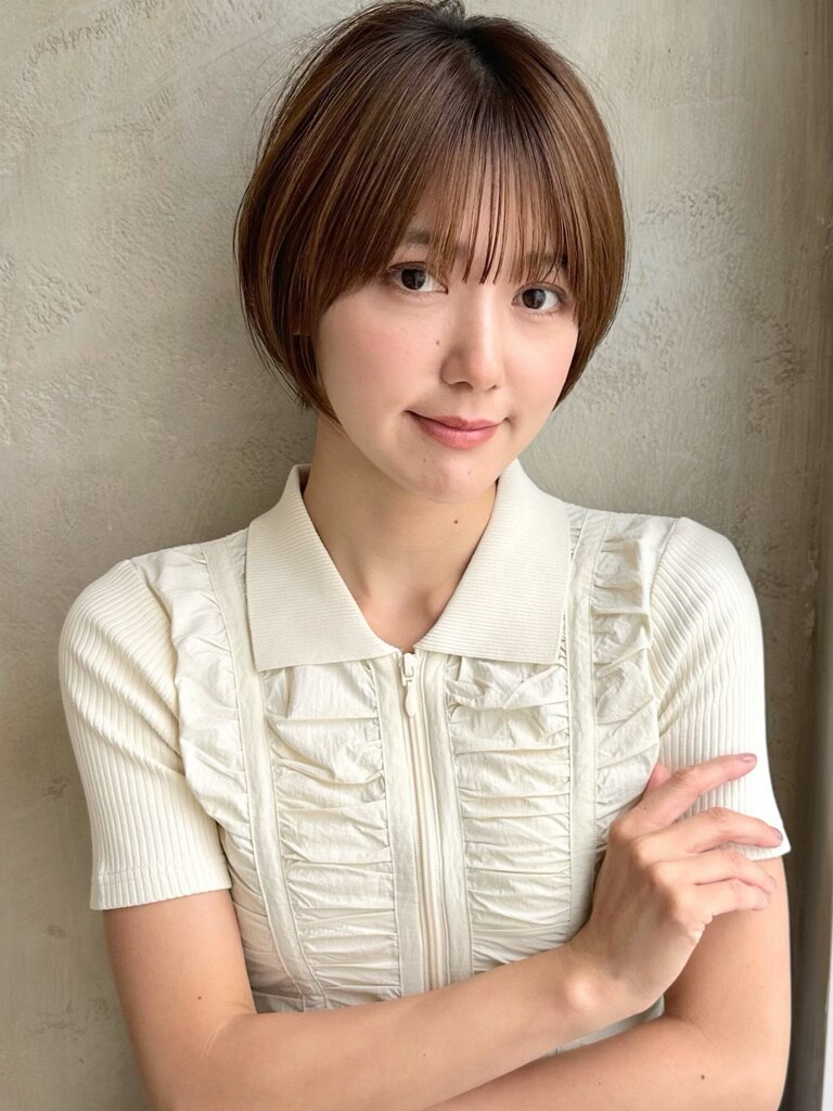 みねスタイル♪ 前下がり ひし形 ショートボブ 30代 40代 50代