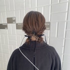 【ito/梅田】ツインお団子×アッシュベージュ