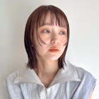 ぷつっとボブ 姫カットレイヤー 外ハネボブ 長めボブ
