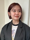 ぷつっとボブ　ワインレッド　チェリーレッド　コンパクトボブ