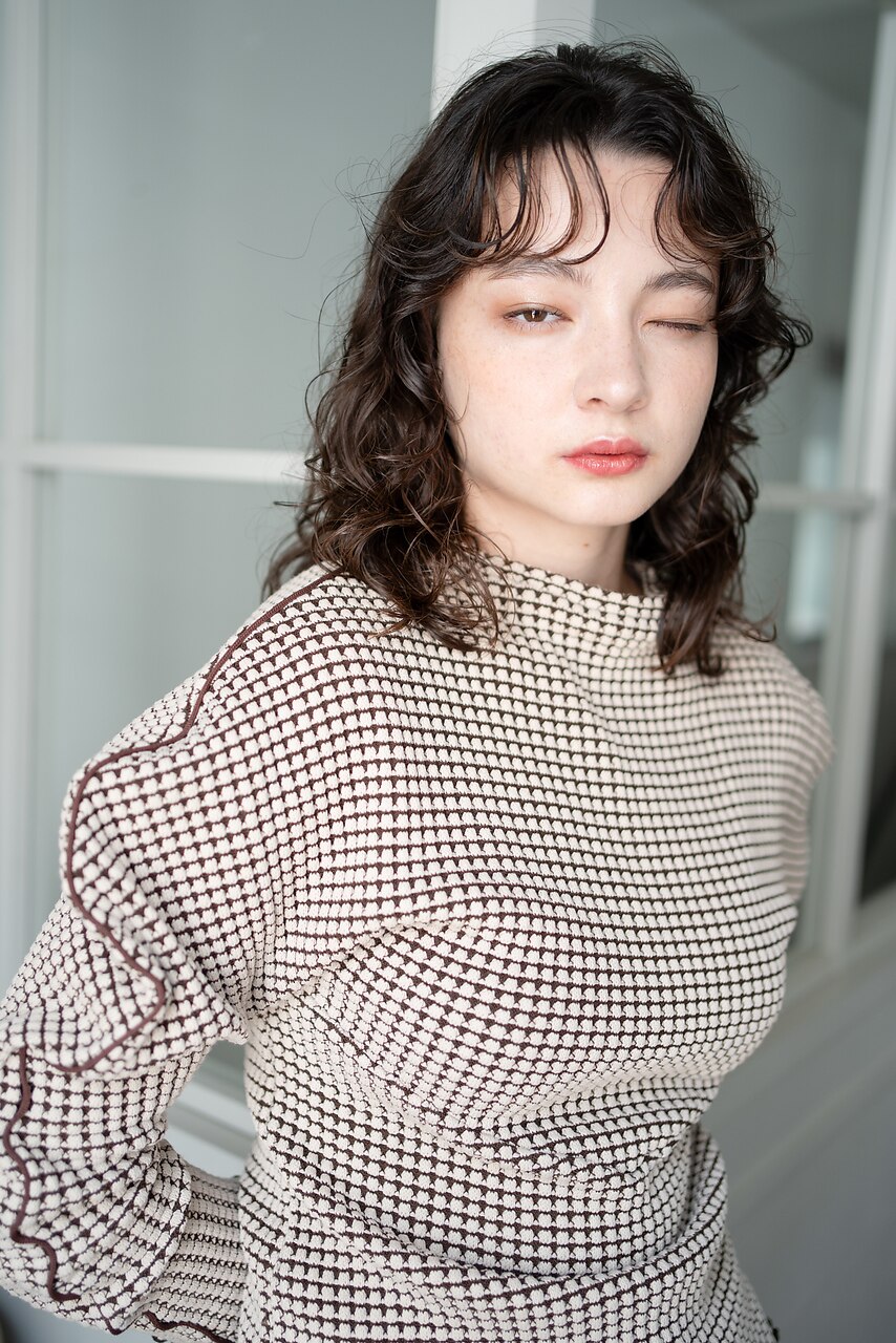 くしゃっとカジュアルウェーブパーマ・・・担当KAYO