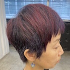 □デザインカラーレイヤーカット#イメチェン#アンブレラカラー