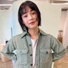 顔まわりレイヤーボブ