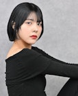 韓国風ボブ、顔周りレイヤー