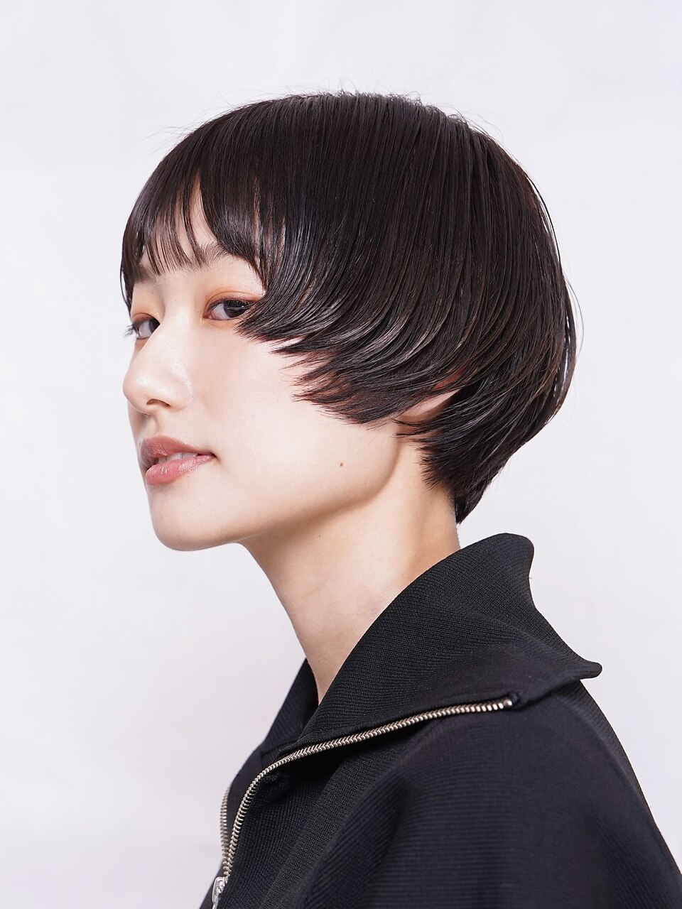大人かわいい×前上がりショート