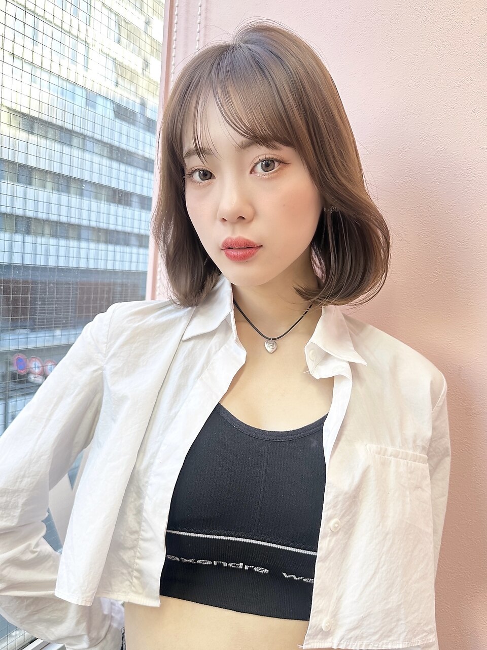 【Mika】レイヤーボブ　タンバルモリ　イエベ　韓国