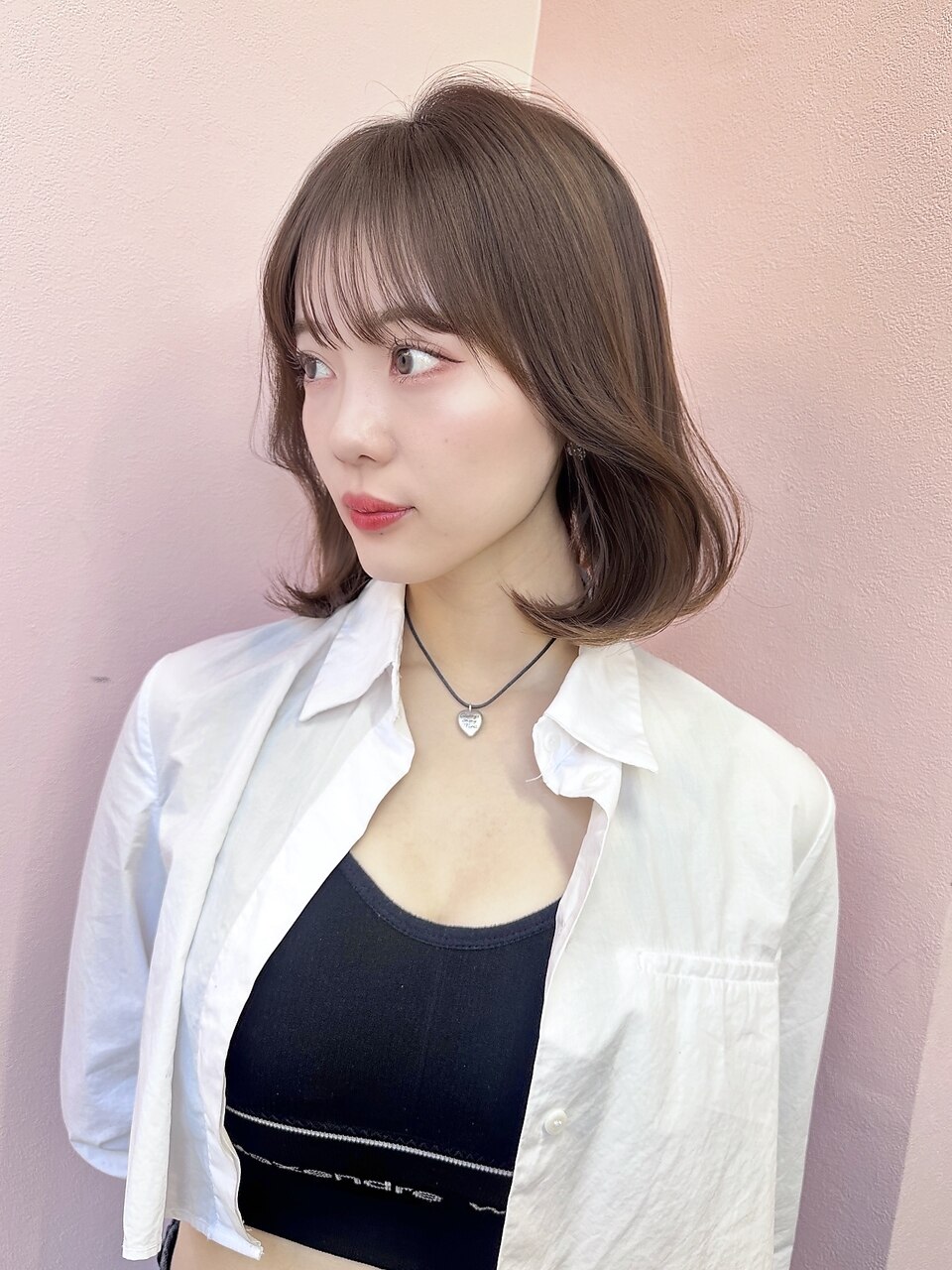 【Mika】レイヤーボブ　タンバルモリ　イエベ　韓国