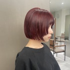 【LOREN AO】レッドブラウン/カシスブラウン/レイヤーボブ