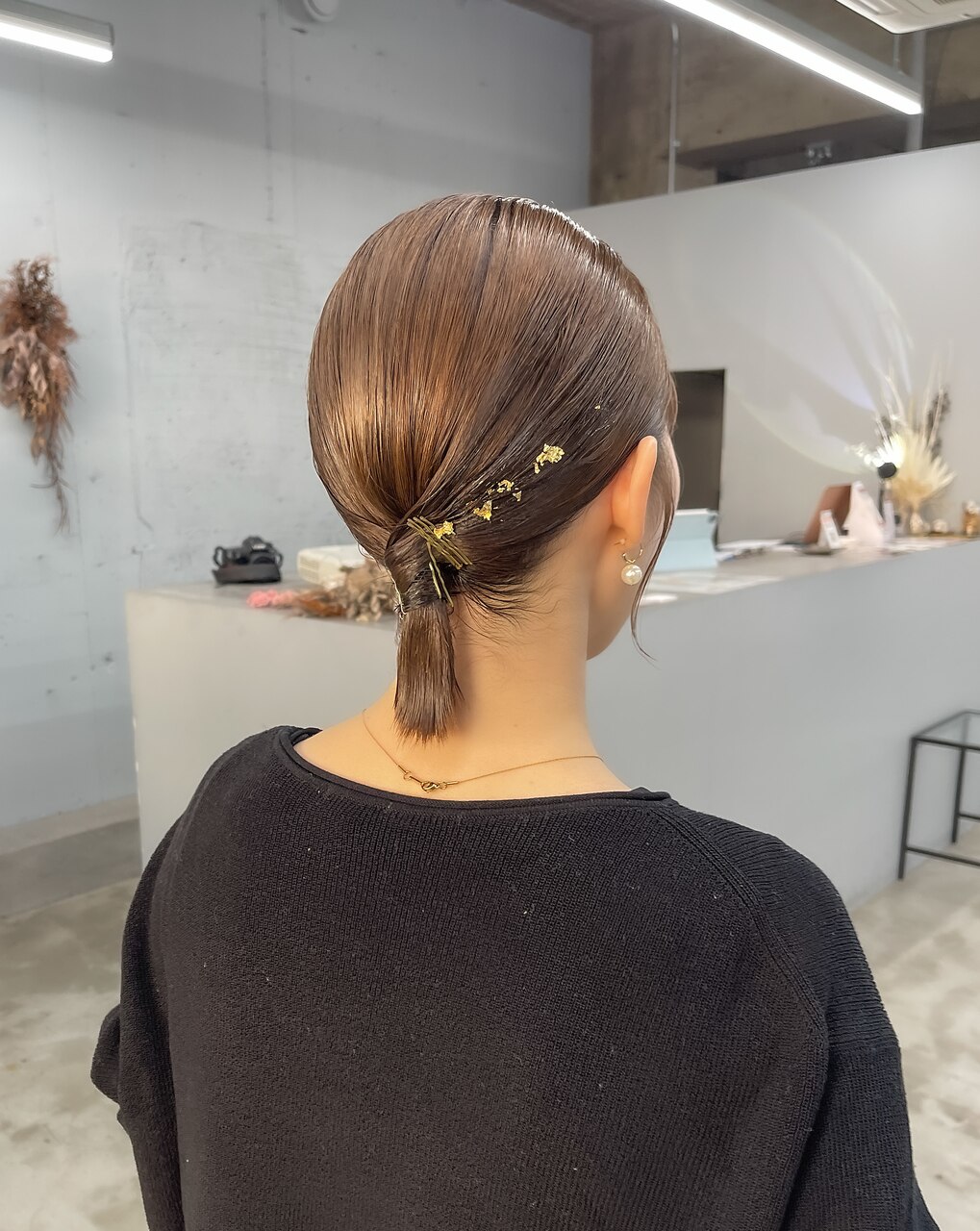 ショートのタイトポニー