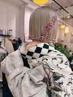 ＊ハイトーンボブ×成人式ヘアセット＊
