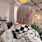 *ハイトーンボブ×成人式ヘアセット*